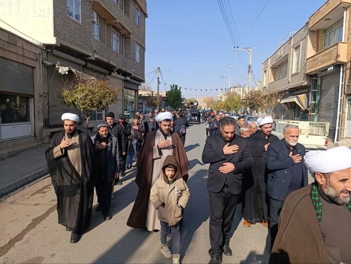 تصاویر/ عزاداری خیابانی در شهرستان باروق
