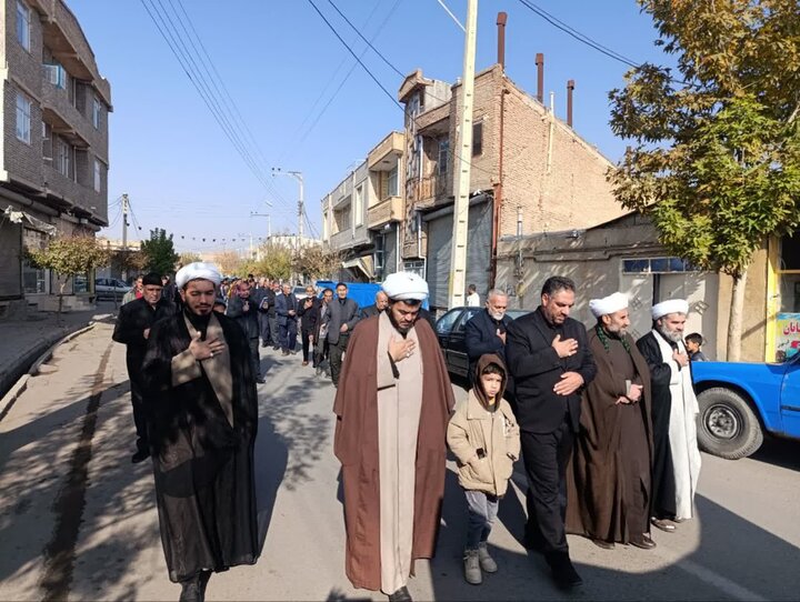 تصاویر/ عزاداری خیابانی در شهرستان باروق