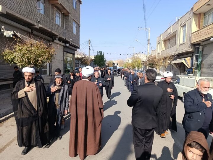 تصاویر/ عزاداری خیابانی در شهرستان باروق