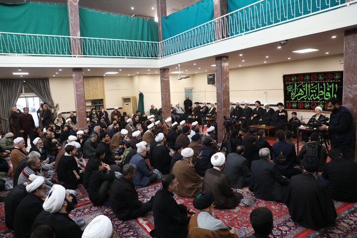تصاویر/ مراسم عزاداری شهادت حضرت زهرا(س) در دفتر آیت الله العظمی مکارم شیرازی