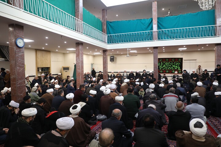 تصاویر/ مراسم عزاداری شهادت حضرت زهرا(س) در دفتر آیت الله العظمی مکارم شیرازی