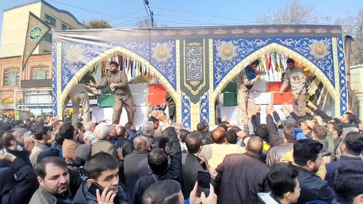 تصاویر / تشییع شهدای گمنام در ارومیه