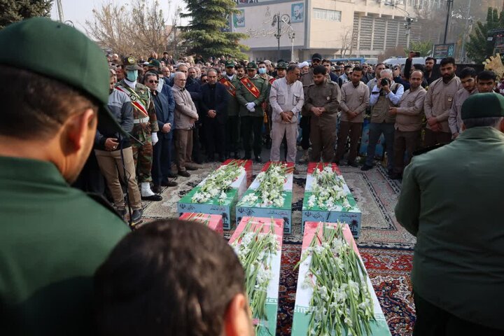 تصاویر / تشییع شهدای گمنام در ارومیه