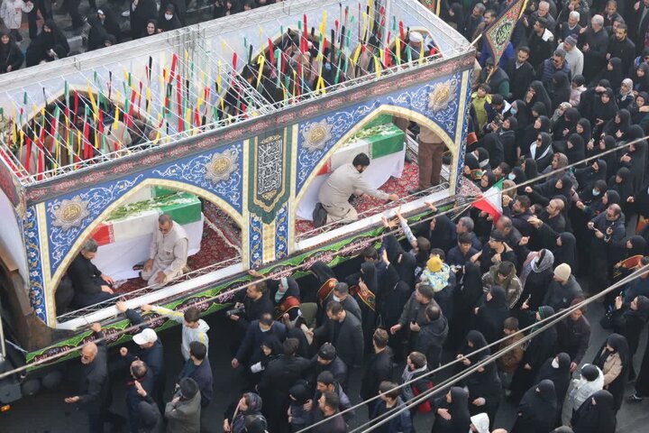 تصاویر / تشییع شهدای گمنام در ارومیه