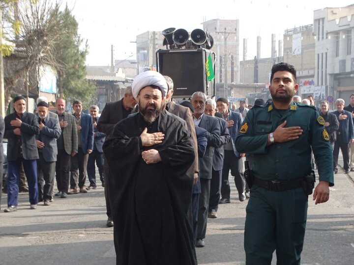 تصاویر/ عزاداری مردم شهرستان چهاربرج در روز شهاد حضرت زهرا (س)