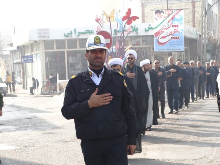 تصاویر/ عزاداری مردم شهرستان چهاربرج در روز شهاد حضرت زهرا (س)