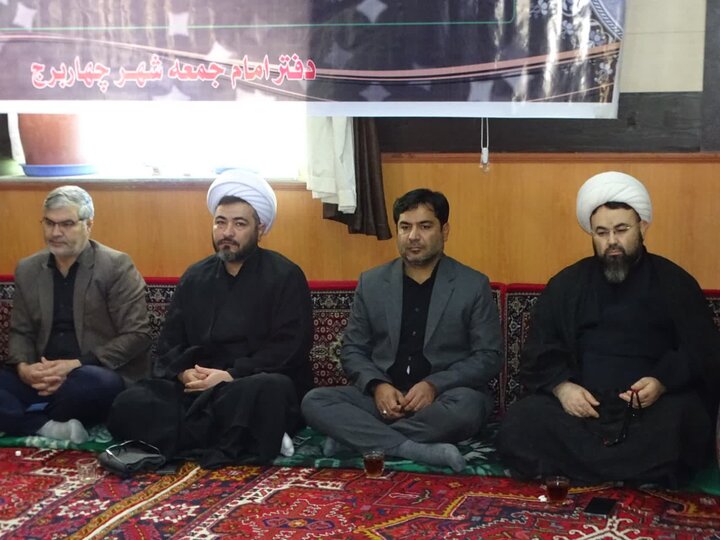 تصاویر/ عزاداری مردم شهرستان چهاربرج در روز شهاد حضرت زهرا (س)