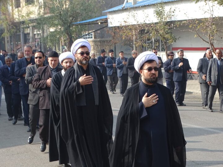 تصاویر/ عزاداری مردم شهرستان چهاربرج در روز شهاد حضرت زهرا (س)