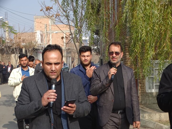 تصاویر/ عزاداری مردم شهرستان چهاربرج در روز شهاد حضرت زهرا (س)