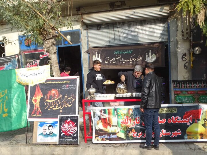 تصاویر/ عزاداری مردم شهرستان چهاربرج در روز شهاد حضرت زهرا (س)