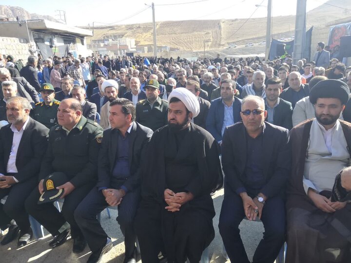 تصاویر/تشییع پیکر شهید گمنام در روستای تخم بلوط شهرستان هلیلان