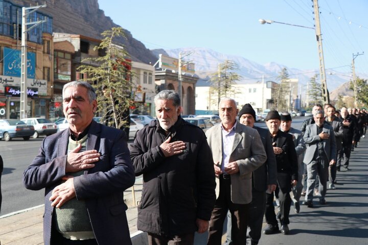 تصاویر/ عزاداری مردم شهرستان ماکو در سالروز شهادت حضرت زهرا (س)