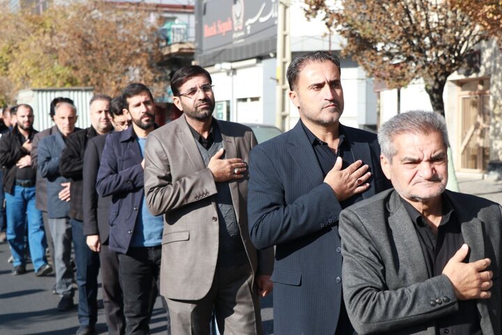 تصاویر/ عزاداری مردم شهرستان ماکو در سالروز شهادت حضرت زهرا (س)