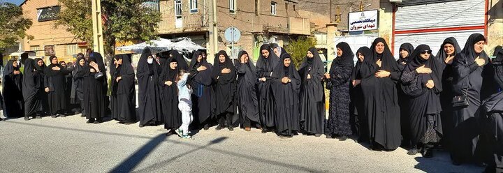 تصاویر/دسته عزاداری شهادت حضرت زهرا سلام الله علیها در شهرستان سیروان