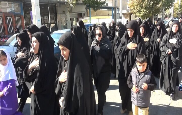 تصاویر/ اقامه عزای فاطمی در شهرستان بدره