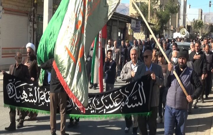 تصاویر/ اقامه عزای فاطمی در شهرستان بدره