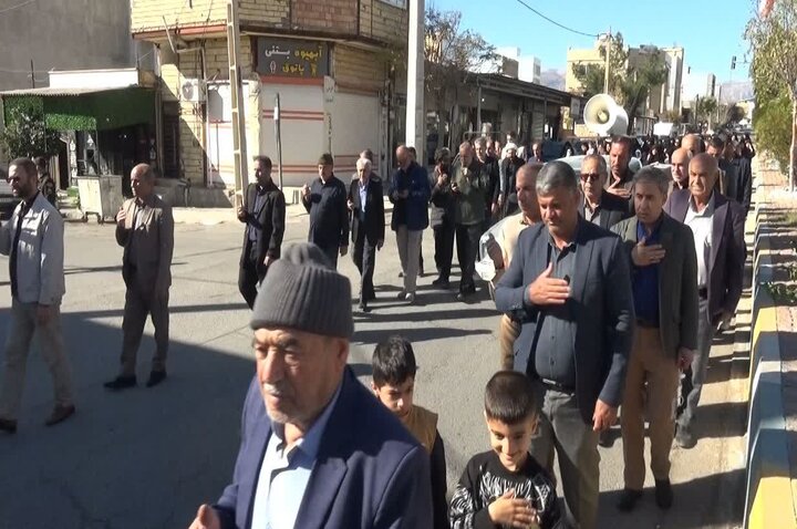 تصاویر/ اقامه عزای فاطمی در شهرستان بدره