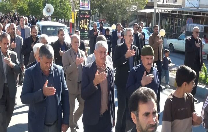 تصاویر/ اقامه عزای فاطمی در شهرستان بدره