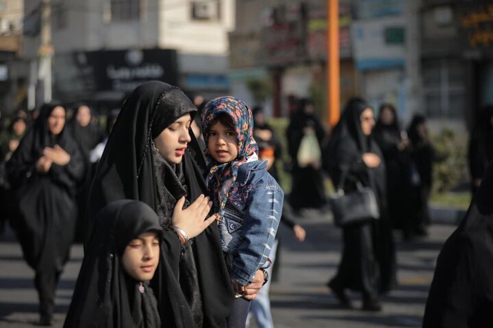 تصاویر/ مراسم عزاداری شهادت حضرت فاطمه زهرا(س) در ساوجبلاغ