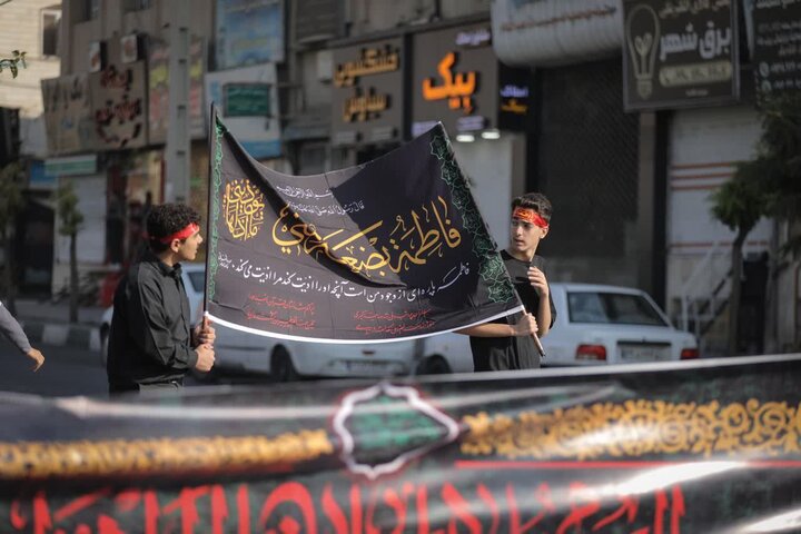 تصاویر/ مراسم عزاداری شهادت حضرت فاطمه زهرا(س) در ساوجبلاغ