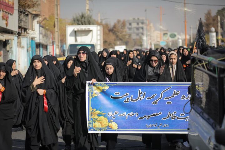 تصاویر/ مراسم عزاداری شهادت حضرت فاطمه زهرا(س) در ساوجبلاغ