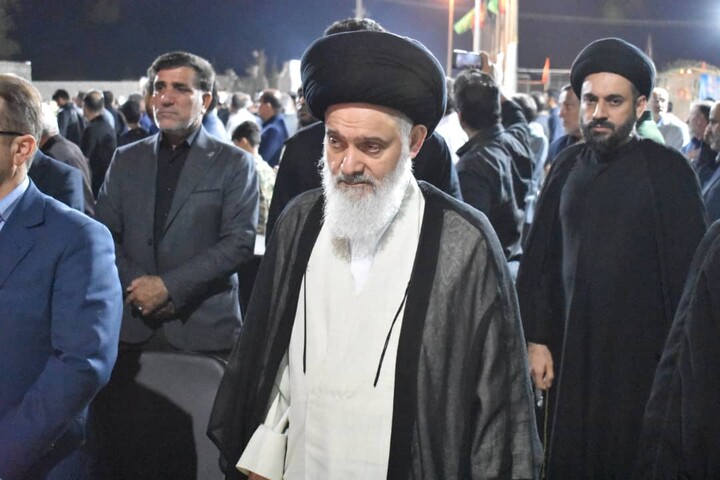 تصاویر/ مراسم شهادت حضرت زهرا(س) با حضور آیت‌الله حسینی بوشهری