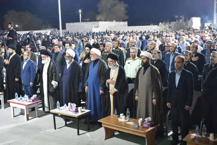 تصاویر/ مراسم شهادت حضرت زهرا(س) با حضور آیت‌الله حسینی بوشهری