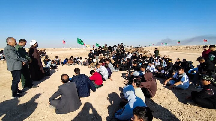 تصاویر/ دانش آموزان دیلمی در راهیان نور