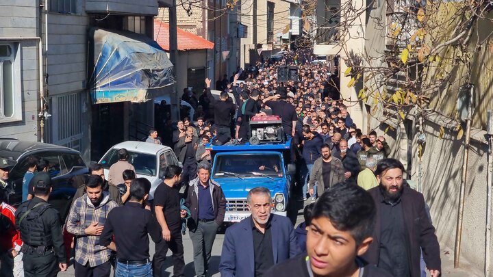 تصاویر/ اجتماع عزاداران فاطمی در دماوند