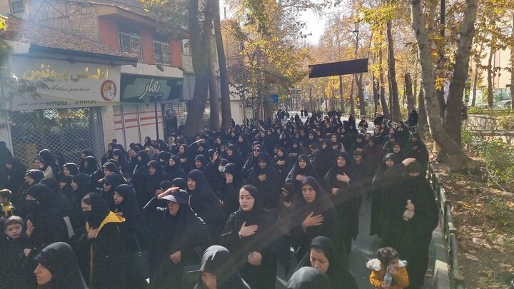 تصاویر/ اجتماع عزاداران فاطمی در دماوند