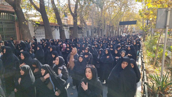 تصاویر/ اجتماع عزاداران فاطمی در دماوند