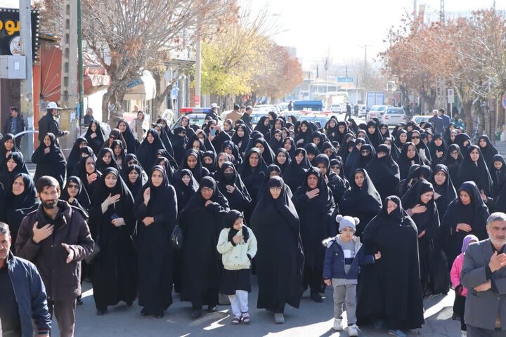 تصاویر/ عزاداری مردم تکاب در سالروز شهادت حضرت زهرا (س)