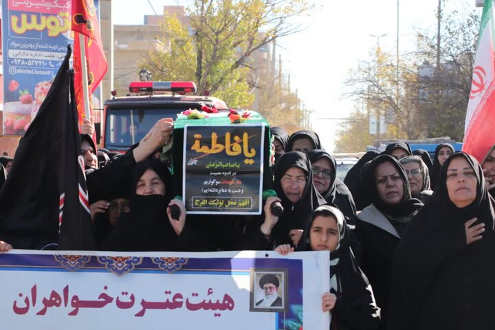 تصاویر/دسته عزاداری شهادت حضرت فاطمه زهرا (س) در قروه