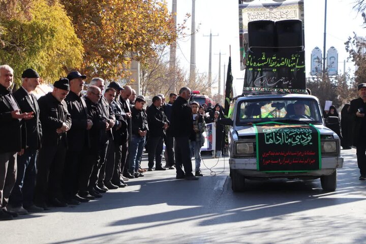 تصاویر/دسته عزاداری شهادت حضرت فاطمه زهرا (س) در قروه