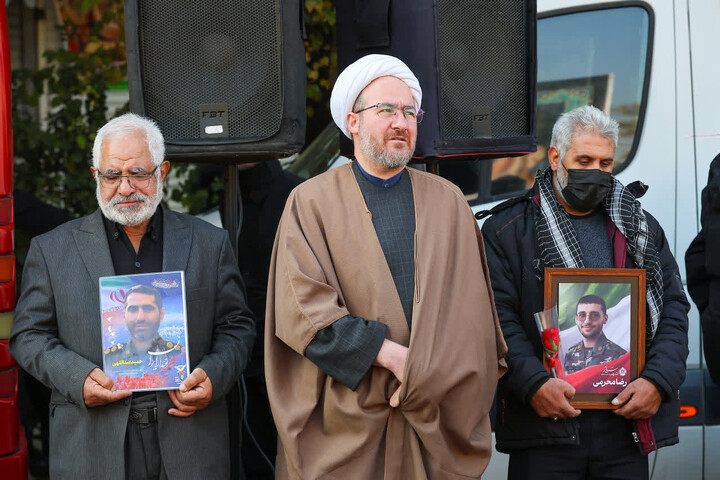 تشییع باشکوه پیکر مطهر شهدای گمنام در تبریز