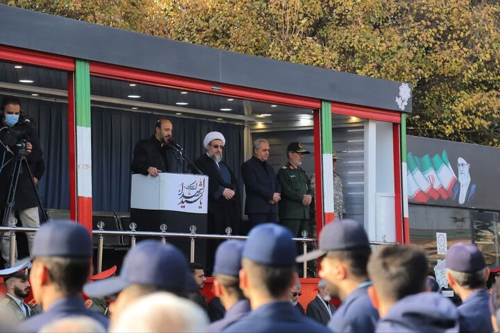 تشییع باشکوه پیکر مطهر شهدای گمنام در تبریز