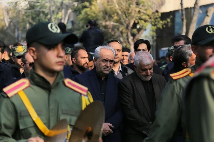 تشییع باشکوه پیکر مطهر شهدای گمنام در تبریز