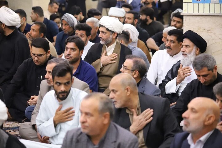 مراسم عزاداری شهادت حضرت زهرا(س) به میزبانی آیت الله کعبی