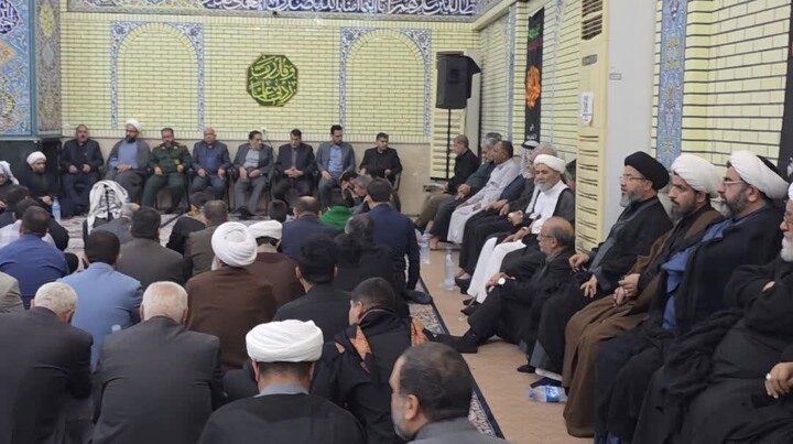 مراسم عزاداری شهادت حضرت زهرا(س) به میزبانی آیت الله کعبی