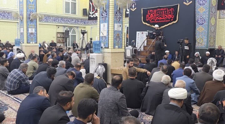 مراسم عزاداری شهادت حضرت زهرا(س) به میزبانی آیت الله کعبی