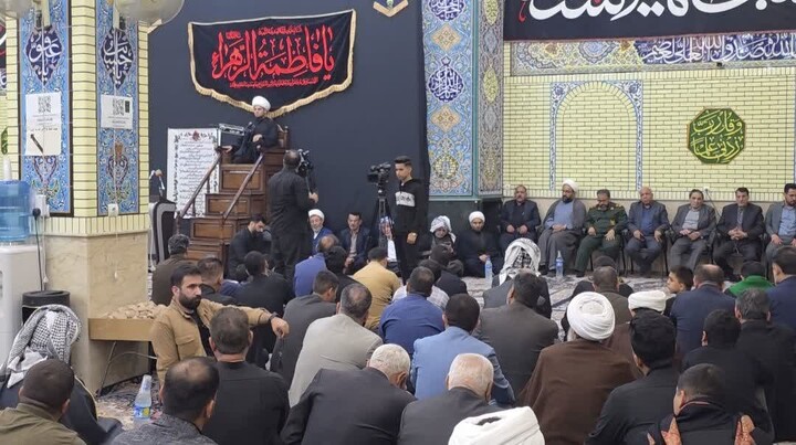 مراسم عزاداری شهادت حضرت زهرا(س) به میزبانی آیت الله کعبی