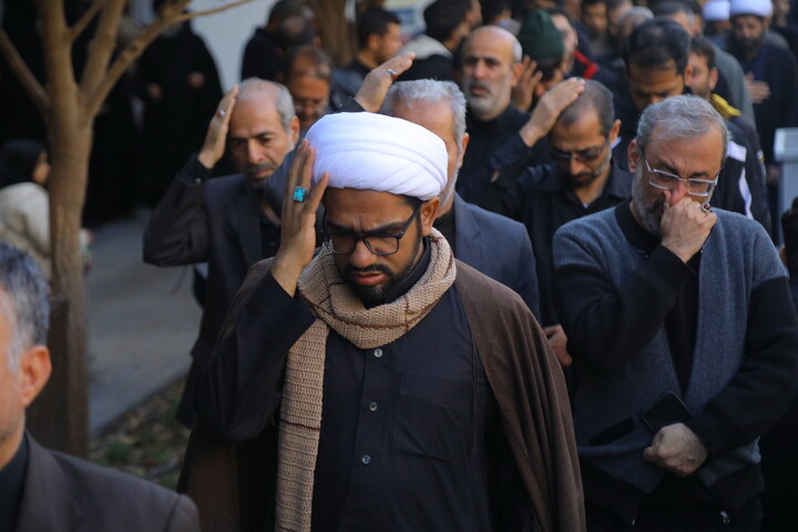 تصاویر / مراسم عزاداری روز شهادت حضرت زهرا (س) با حضور آیت الله العظمی وحیدخراسانی