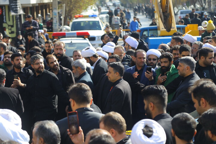 تصاویر / مراسم عزاداری روز شهادت حضرت زهرا (س) با حضور آیت الله العظمی وحیدخراسانی