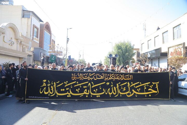 تصاویر / مراسم عزاداری روز شهادت حضرت زهرا (س) با حضور آیت الله العظمی وحیدخراسانی