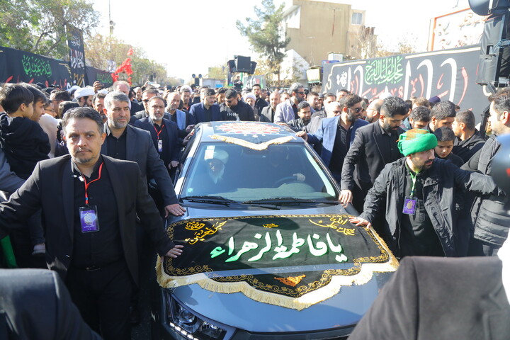 تصاویر / مراسم عزاداری روز شهادت حضرت زهرا (س) با حضور آیت الله العظمی وحیدخراسانی