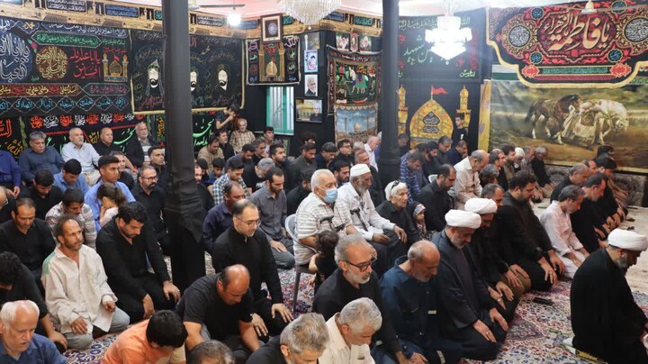 تصاویر/ مراسم شهادت حضرت فاطمه(س) در خارگ