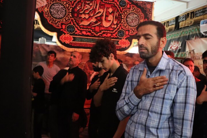 تصاویر/ مراسم شهادت حضرت فاطمه(س) در خارگ