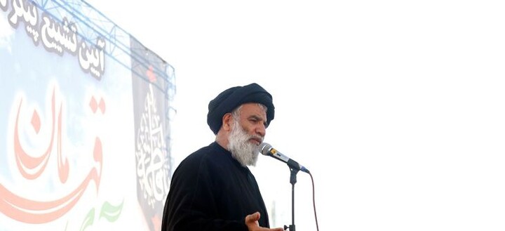 تشییع پیکر پاک هشت شهید گمنام دوران دفاع مقدس در اهواز 