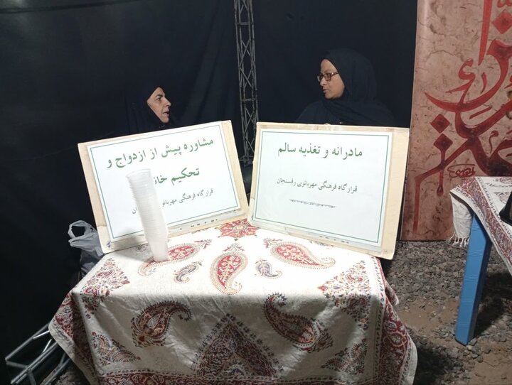 تصاویر/ فعالیت مبلغین مدرسه علمیه تخصصی حضرت زینب کبری رفسنجان در مراسم شهادت حضرت زهرا(س)