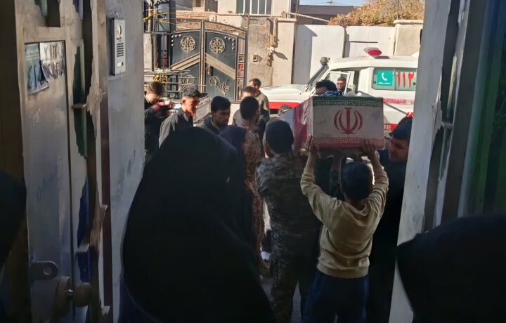 تصاویر/ میزبانی مدرسه علمیه الزهرا(س) ماهان از پیکر مطهر شهید گمنام